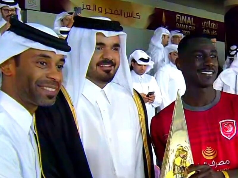‫ الشيخ جوعان يتوج الدحيل بطلا لكأس قطر لكرة القدم للمرة الثالثة في تاريخه